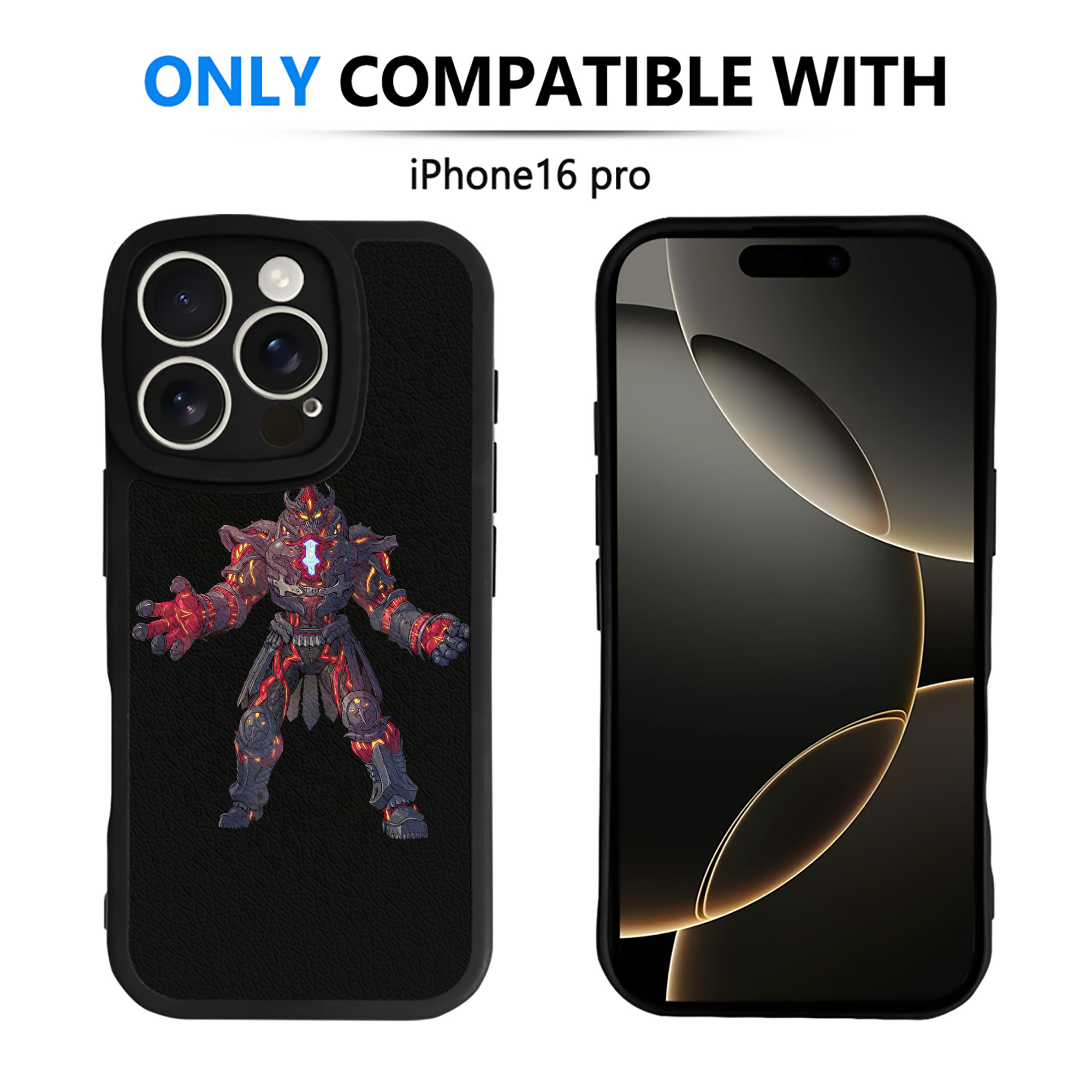 （画像用） ウルトラマン Ultraman 【iPhone 16シリーズ対応】シリコンスマホケース（レザー調） 材質：シリコン